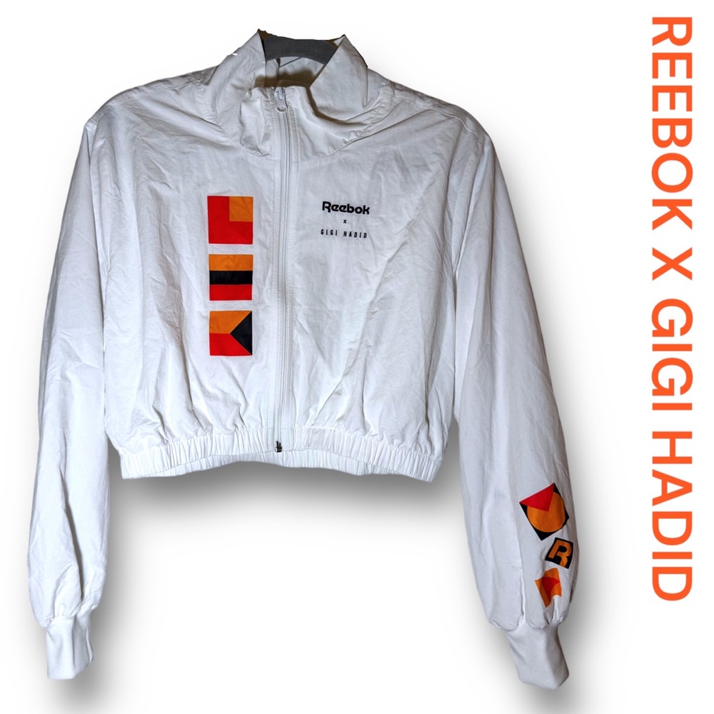 REEBOK X GIGI HADID CROPPED JACKET- NEVER MADE! SAMPLE SZ SM